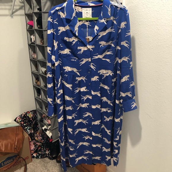 Cheetah Shirt Dress - Picture 8 of 14